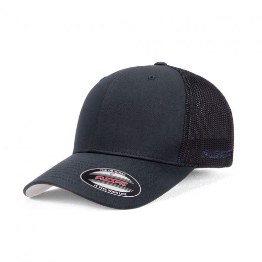 Dark Navy Flexfit Trucker Mesh Caps